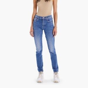 NWT MOTHER Denim Stinger Flood In Crate Digger Straight Leg